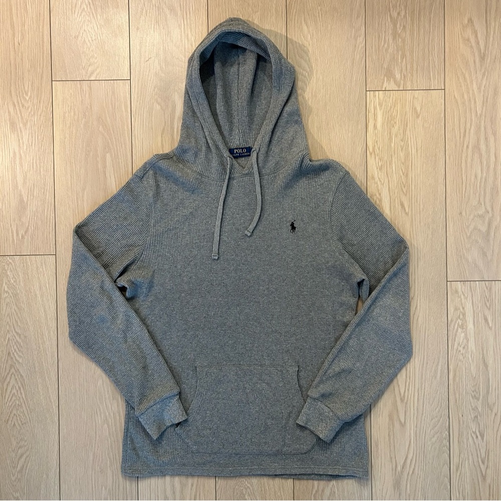 Polo by Ralph Lauren Gray Hoodie Sweater